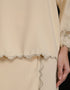 BAJU KURUNG KEDAH DANIELA (CREAM)